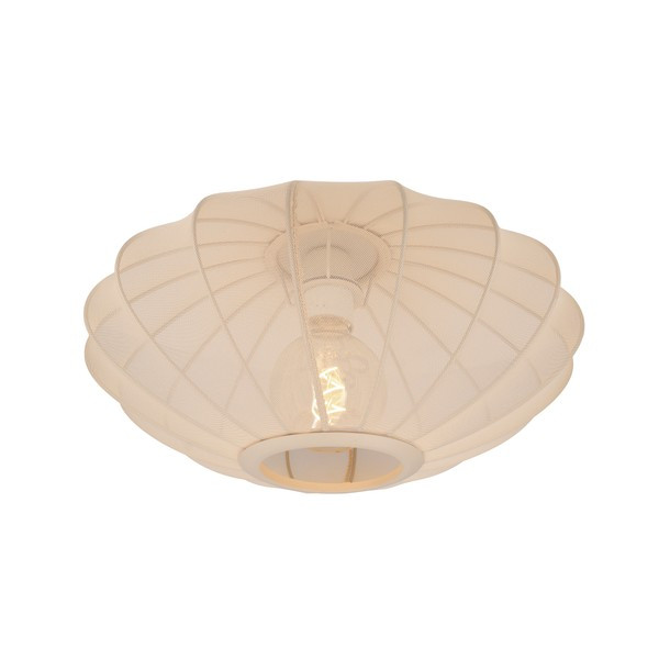 Lucide Plafondlamp E27 | Corina | Ovaal | IP20 |  Polyester | Beige | Ø 40 cm LLU20088 - 2