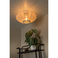 Lucide Plafondlamp E27 | Corina | Ovaal | IP20 |  Polyester | Beige | Ø 40 cm LLU20088