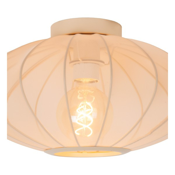 Lucide Plafondlamp E27 | Corina | Ovaal | IP20 |  Polyester | Beige | Ø 40 cm LLU20088 - 3