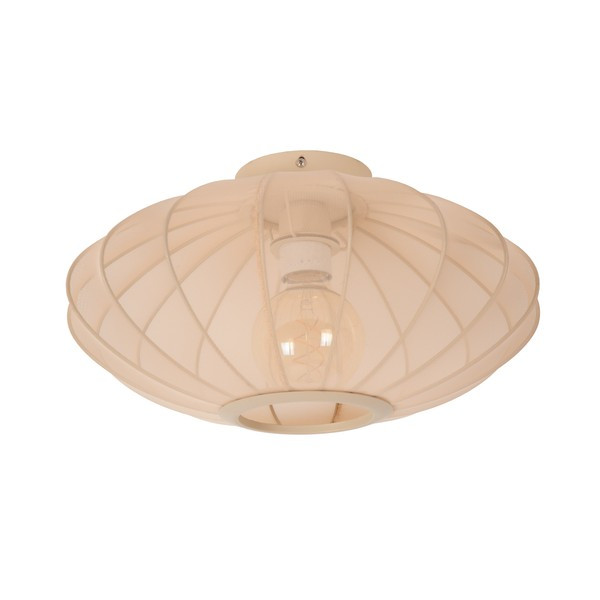 Lucide Plafondlamp E27 | Corina | Ovaal | IP20 |  Polyester | Beige | Ø 40 cm LLU20088 - 4