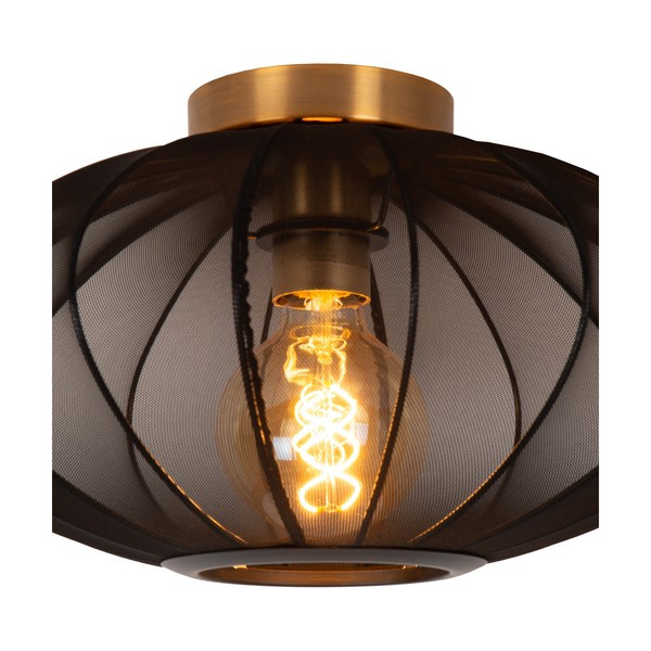Lucide Plafondlamp E27 | Corina | Ovaal | IP20 | Polyester | Zwart | Ø 40 cm LLU20089 - 3