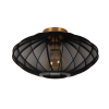 Lucide Plafondlamp E27 | Corina | Ovaal | IP20 | Polyester | Zwart | Ø 40 cm LLU20089 - 4