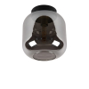 Lucide Plafondlamp E27 | Joanet | IP20 | Rond | 25 cm | Glas | Zwart | Ø 25 cm LLU20208 - 3