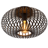 Lucide Plafondlamp E27 | Manuela | Rond | IP20 | Zwart | Ø 39.5 cm LLU20253 - 2