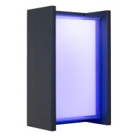 Lucide Smart Wandlamp buiten | Quadra | RGB + 2700-6500K | IP54 | Zwart | 11W LLU20331