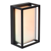 Lucide Smart Wandlamp buiten | Quadra | RGB + 2700-6500K | IP54 | Zwart | 11W LLU20332 - 1