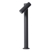 Lucide Sokkellamp 43 cm | Tatum | 3000K | Cilinder | IP65 | Antraciet | 5W LLU20412 - 2