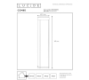 Lucide Sokkellamp 45 cm | Combo | 3000K | Cilinder | IP54 | Zwart | 9W LLU20084 - 4