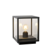 Lucide Sokkellamp E27 | 24.5 cm | Claire | Vierkant | IP54 | Antraciet LLU20069 - 1