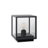 Lucide Sokkellamp E27 | 24.5 cm | Claire | Vierkant | IP54 | Antraciet LLU20069 - 2