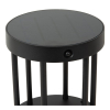 Lucide Solar sokkellamp op sensor 18 cm | Jackson | 3000K | Cilinder | IP54 | Zwart | 2W LLU20196 - 5