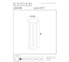 Lucide Solar sokkellamp op sensor 50 cm | Jackson | 3000K | Cilinder | IP65 | Zwart | 2W LLU20197 - 6
