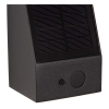 Lucide Solar wandlamp buiten op sensor | Irwin | 3000K | IP54 | Bewegingssensor | Zwart | 2W LLU20195 - 3