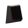 Lucide Solar wandlamp buiten op sensor | Luton | 2700-3000K | IP54 | Bewegingssensor | Zwart | 2W LLU20249 - 1