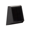 Lucide Solar wandlamp buiten op sensor | Luton | 2700-3000K | IP54 | Bewegingssensor | Zwart | 2W LLU20249 - 2