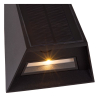 Lucide Solar wandlamp buiten op sensor | Luton | 2700-3000K | IP54 | Bewegingssensor | Zwart | 2W LLU20249 - 4