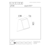 Lucide Solar wandlamp buiten op sensor | Luton | 2700-3000K | IP54 | Bewegingssensor | Zwart | 2W LLU20249 - 6