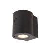 Lucide Solar wandlamp buiten op sensor | Perth | 2700-3000K | IP65 | Bewegingssensor | Zwart | 1W LLU20324 - 1