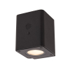 Lucide Solar wandlamp buiten op sensor | Ramin | 2700-3000K | IP54 | Bewegingssensor | Zwart | 1W LLU20333 - 1