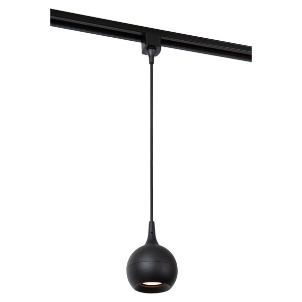 Lucide TRACK Hanglamp GU10 | Favori | 1-fase railverlichting | Zwart LLU20449 - 1