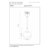 Lucide TRACK Hanglamp GU10 | Favori | 1-fase railverlichting | Zwart LLU20449 - 8