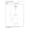 Lucide TRACK Hanglamp GU10 | Floris | 1-fase railverlichting | Zwart LLU20455 - 7