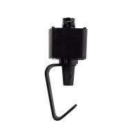 Lucide TRACK Hanglampadapter | 1-fase railsysteem | Max. 3500 Watt | Zwart LLU20464