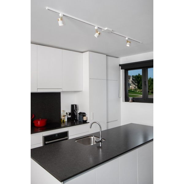 Lucide TRACK Opbouwrail 1 meter | | 1-fase railsysteem | Wit LLU20482 - 4