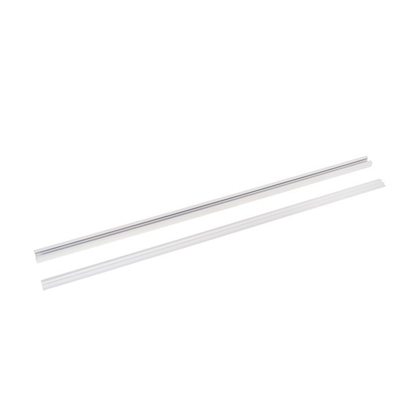Lucide TRACK Opbouwrail 1 meter | | 1-fase railsysteem | Wit LLU20482 - 3