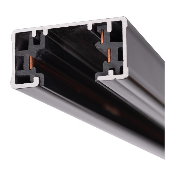 Lucide TRACK Opbouwrail 1 meter | | 1-fase railsysteem | Zwart LLU20483 - 3