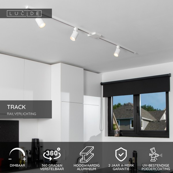 Lucide TRACK Railspot GU10 | Nigel | 1-fase railsysteem | Wit LLU20479 - 2