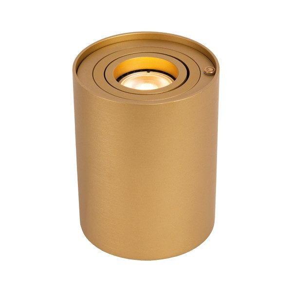 Lucide Tafellamp | Tube | 2700K | Ø 9.6 x 12.5 cm | 3-staps dimbaar | Messing | 5W LLU20529 - 1