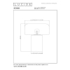 Lucide Tafellamp E14 | Kenan | Ø 22 x 28 cm | Donkerbruin LLU20216 - 5