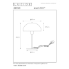 Lucide Tafellamp E14 | Siemon | Ø 25 x 40 cm | Blauw LLU20371 - 6