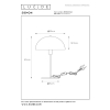 Lucide Tafellamp E14 | Siemon | Ø 25 x 40 cm | Geel LLU20373 - 7