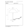 Lucide Tafellamp E14 | Siemon | Ø 25 x 40 cm | Zwart LLU20374 - 7