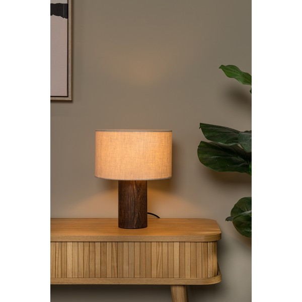 Lucide Tafellamp E14 | Tachina | Ø 25 x 31.5 cm | Naturel LLU20407 - 2