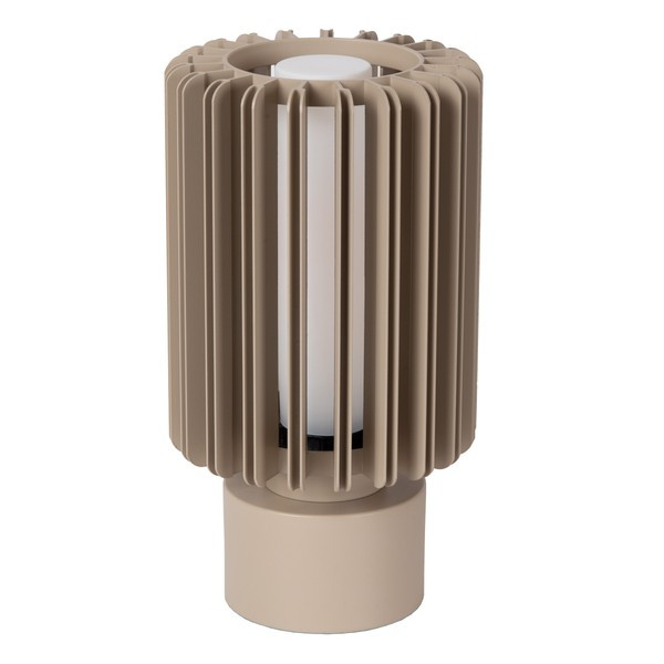 Lucide Tafellamp E27 | Lambres | Ø 15 x 27 cm | Taupe LLU20234 - 3