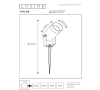 Lucide Tuinspot GU10 | Cilinder | Taylor | IP65 | Wit LLU20420 - 4