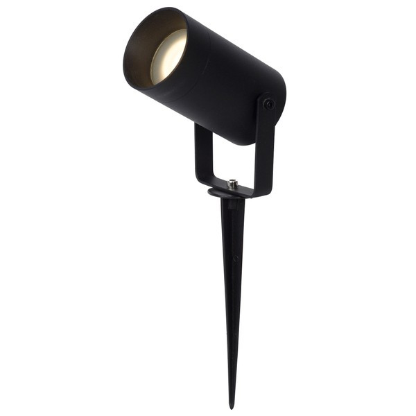 Lucide Tuinspot GU10 | Cilinder | Taylor | IP65 | Zwart LLU20421 - 1