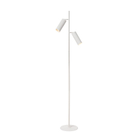 Lucide Vloerlamp 2x GU10 | Clubs | 140 cm | Wit LLU20080