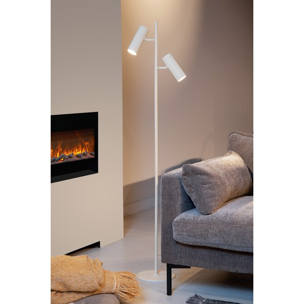 Lucide Vloerlamp 2x GU10 | Clubs | 140 cm | Wit LLU20080 - 4