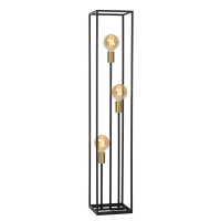 Lucide Vloerlamp 3x E27 | Ruben | 120 cm | Zwart LLU20356