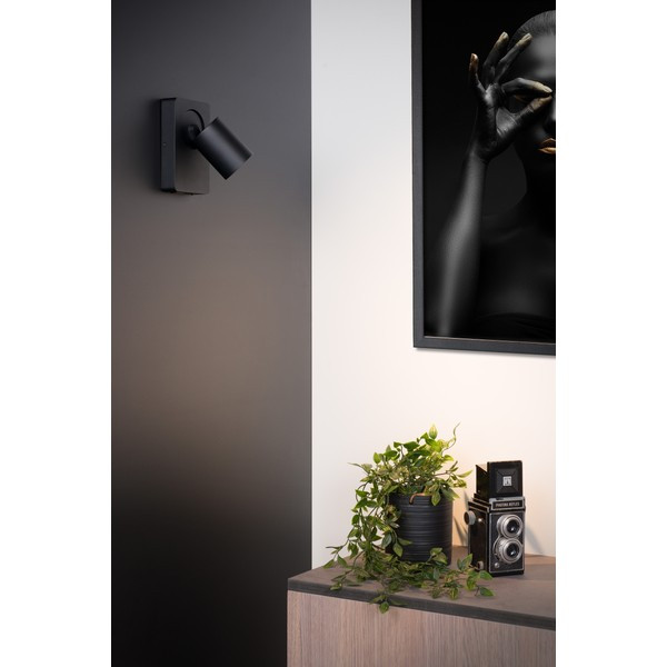 Lucide Wandlamp | 2200-3000K | Nigel | IP20 | Zwart | 5W LLU20299 - 1