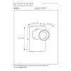 Lucide Wandlamp | 2200-3000K | Nigel | IP20 | Zwart | 5W LLU20299 - 8