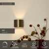 Lucide Wandlamp | 2700K | Xio | Halfrond | IP20 | Bruin| 3.5W LLU20563 - 6