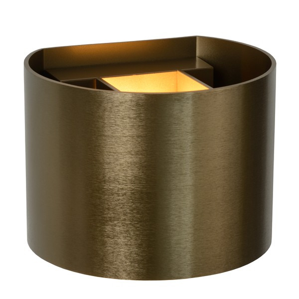Lucide Wandlamp | 2700K | Xio | Halfrond | IP20 | Bruin| 3.5W LLU20563 - 5
