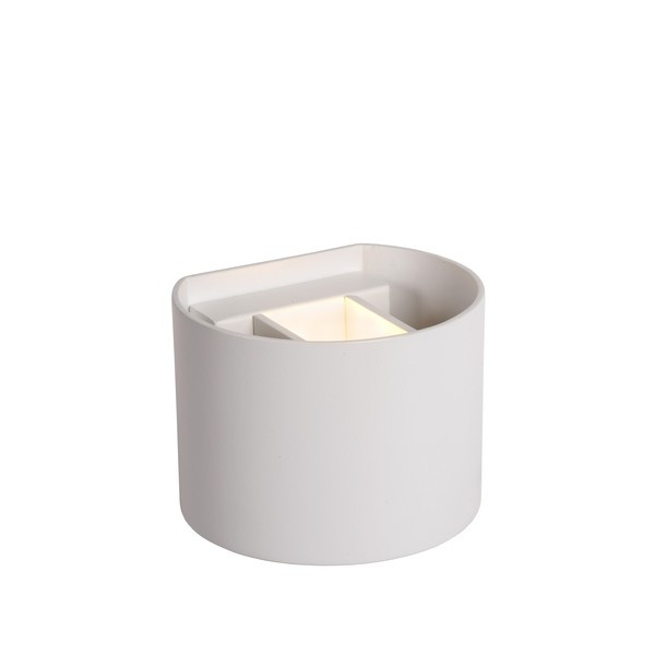 Lucide Wandlamp | 2700K | Xio | Halfrond | IP20 | Wit | 3.5W LLU20564 - 2