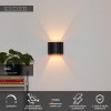 Lucide Wandlamp | 2700K | Xio | Halfrond | IP20 | Zwart | 3.5W LLU20565 - 7