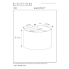 Lucide Wandlamp | 2700K | Xio | Halfrond | IP20 | Zwart | 3.5W LLU20565 - 8
